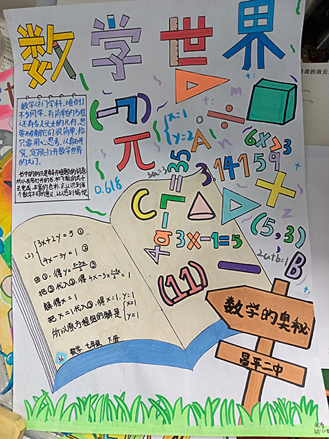 集团各校区海报作品照片_初一11班 朱凌.png